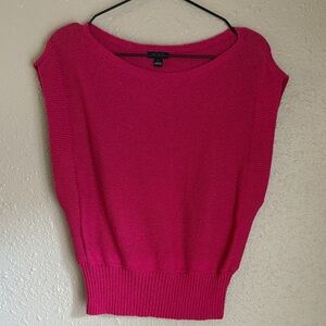 Ann Taylor Factory Vibrant Pink Scoop Neck Sweater brand new never worn